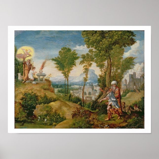 Póster El sacrificio de Isaac (Frente)