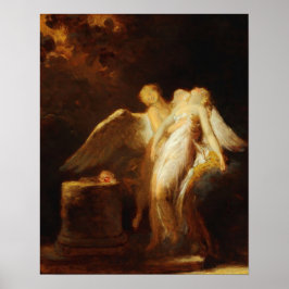 Póster El sacrificio de la rosa, Fragonard