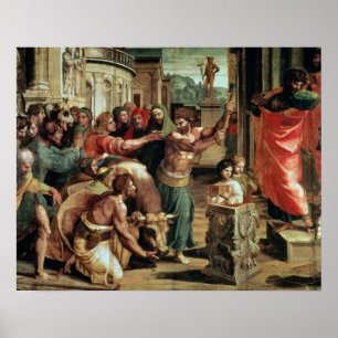 Póster El sacrificio en Lystra (dibujo animado para el