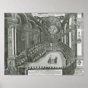 Póster El Sacrosanto Concilio General de Trento