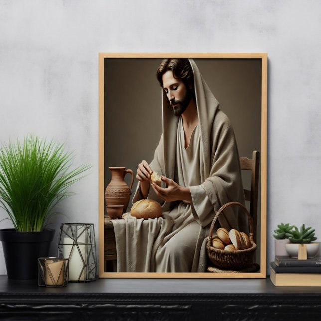 Póster El sagrado acto de Jesús rompiendo el pan (Subido por el creador)