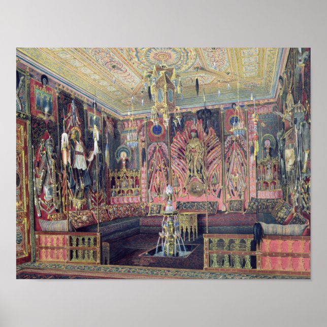Póster El Salón Árabe en el Palacio de Catalina 0 (Frente)