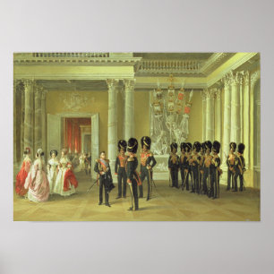 Póster El Salón Heráldico en el Palacio de Invierno, St