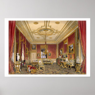 Póster El salón privado de la reina, castillo de Windsor,