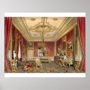 Póster El salón privado de la reina, castillo de Windsor,