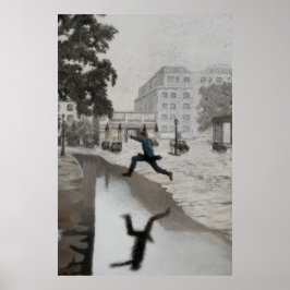 Póster El salto, estilo personalizado