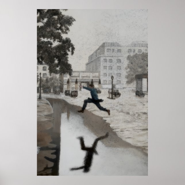 Póster El salto, estilo personalizado (Frente)