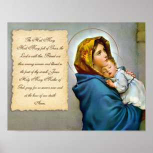 Póster El saludo Maria