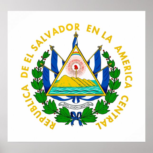 Póster El Salvador COA (Frente)
