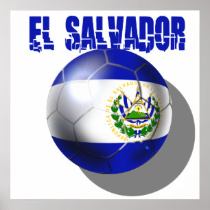 Póster El salvador Cuscatlecos Copa Mundial de Fútbol 201
