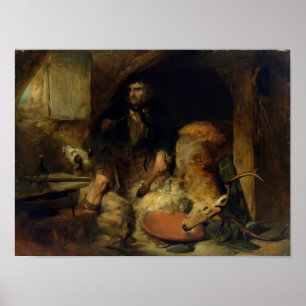 Póster El salvaje, c.1838