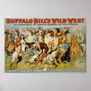 Póster El salvaje oeste de Buffalo Bill