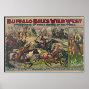 Póster El salvaje oeste de Buffalo Bill