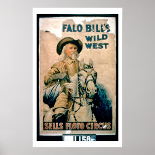 Póster 'El salvaje oeste de Buffalo Bill', vende Floto Ci