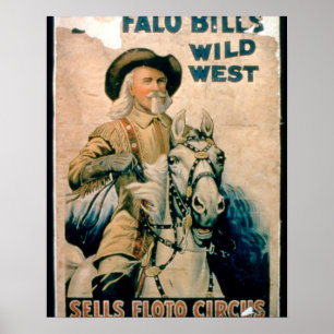 Póster 'El salvaje oeste de Buffalo Bill', vende Floto Ci