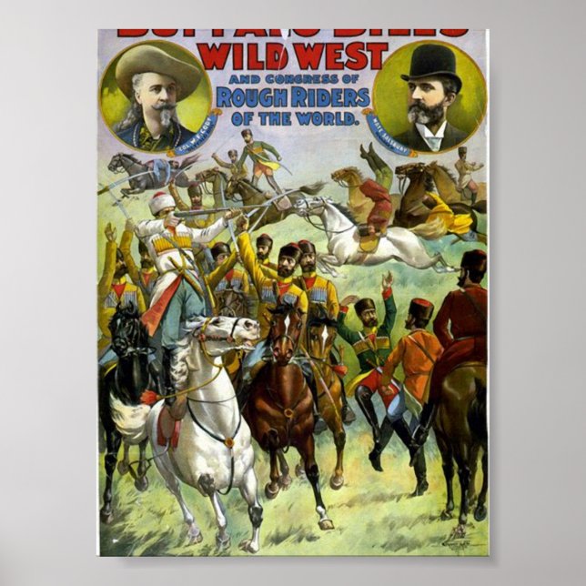 Póster El salvaje oeste de Buffalo Bill y el congreso de  (Frente)