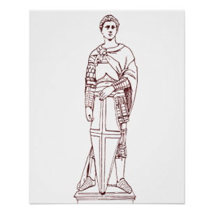 Póster El San Jorge de Donatello - Escultura del Renacimi