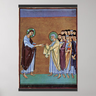 Póster El San Pedro Recibiendo Las Claves De Meister Des