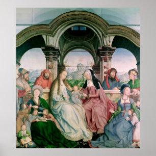 Póster El Santo Parentesco, o el retablo de San Pedro.