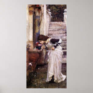 Póster El santuario, de John William Waterhouse - 1895