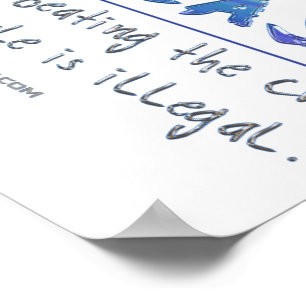 Póster El sarcasmo de SlipperyJoe golpeando eslogan graci