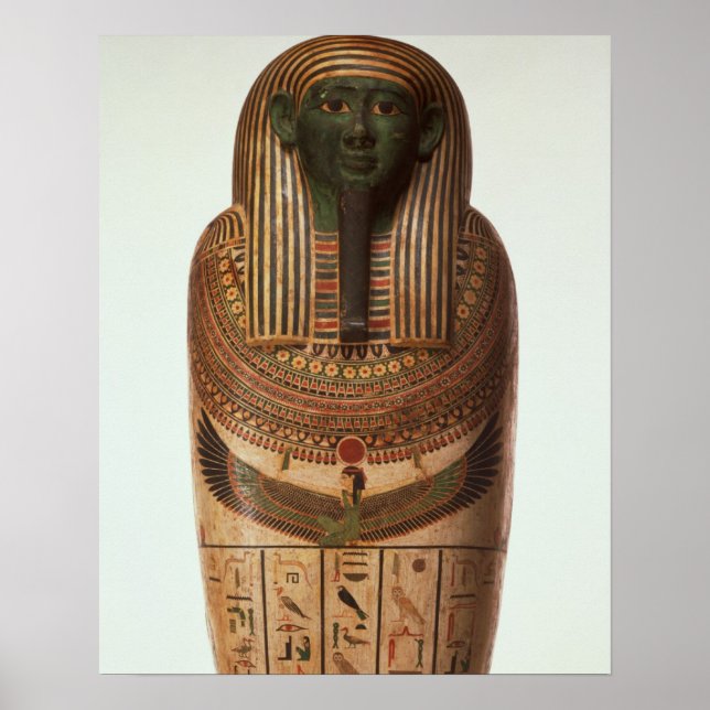 Póster El sarcófago de Psamtik I (664-610 a.C.) Tarde por (Frente)