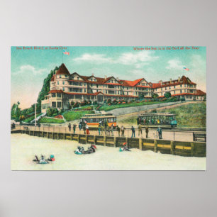Póster El Sea Beach Hotel desde la playa