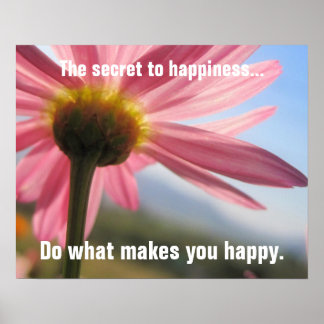 Póster El secreto de la felicidad Poster