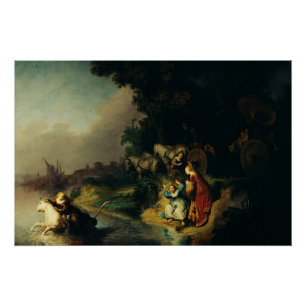 Póster El secuestro de Europa por Rembrandt