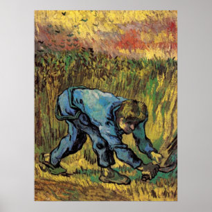 Póster El segador con hoz por Vincent van Gogh