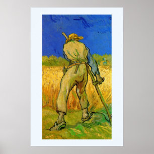 Póster El segador (según Millet) por Vincent van Gogh