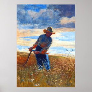 Póster El Segador Winslow Homer 1878 