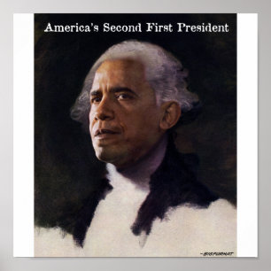 Póster El segundo primer presidente de Estados Unidos