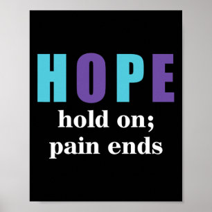 Póster El Semicolón Sujeto Al Dolor Termina Con La Concie
