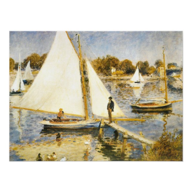 Póster El Sena de Argenteuil Auguste Renoir (Anverso)
