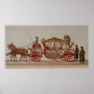 Póster El señor alcalde de Londres, 1853