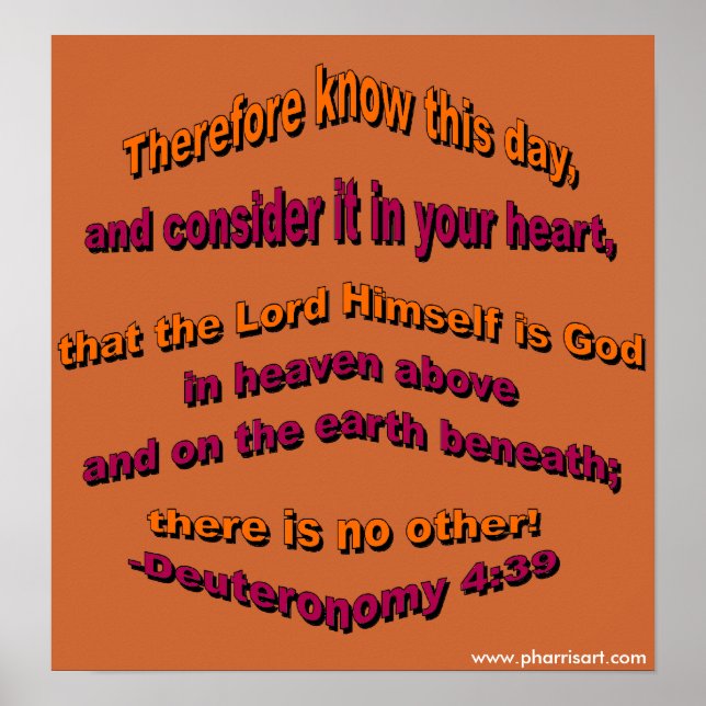 Póster El Señor Es Dios Poster (Frente)