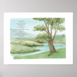 Póster El Señor es mi pastor.