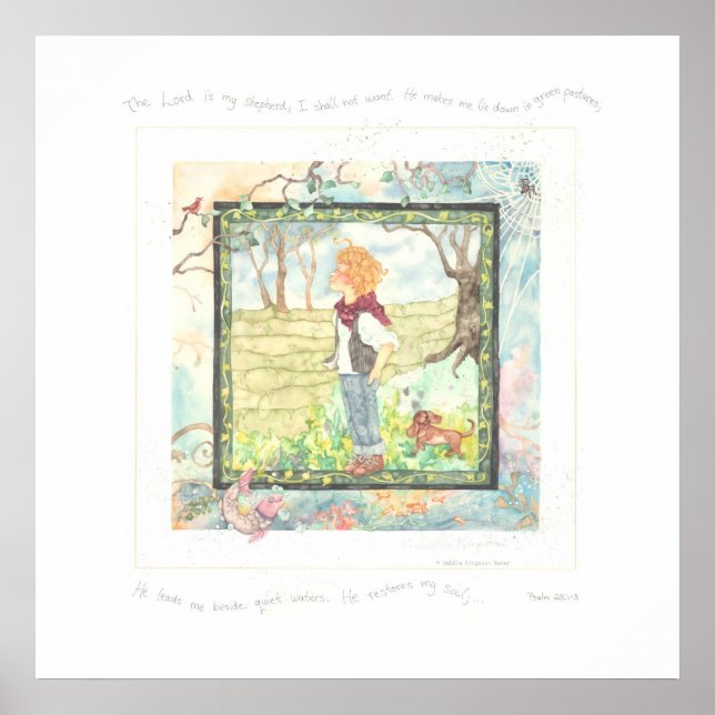 Póster El SEÑOR es mi pastor (Frente)