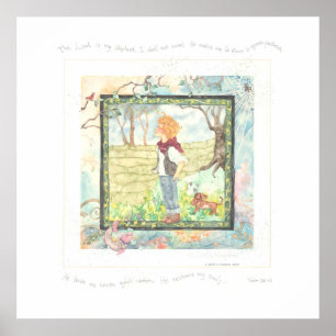 Póster El SEÑOR es mi pastor-muchacho