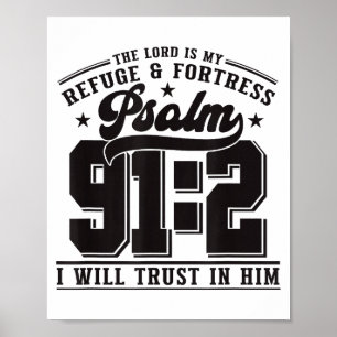 Póster El Señor es mi refugio y fortaleza – Salmo 91_2