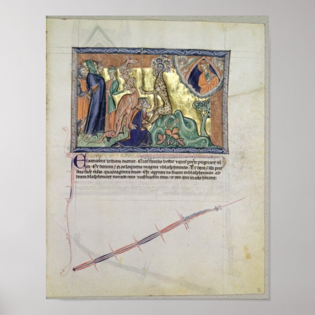 Póster El Señor observando al pueblo adorar (Frente)