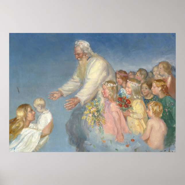 Póster El Señor recibe al niño muerto (Frente)