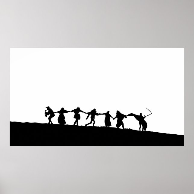 Póster El Séptimo Poster De Sello (Frente)