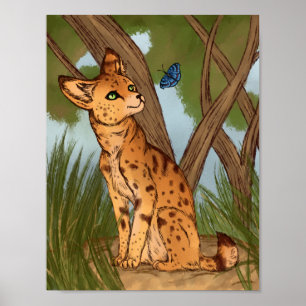 Póster El Serval y la Mariposa