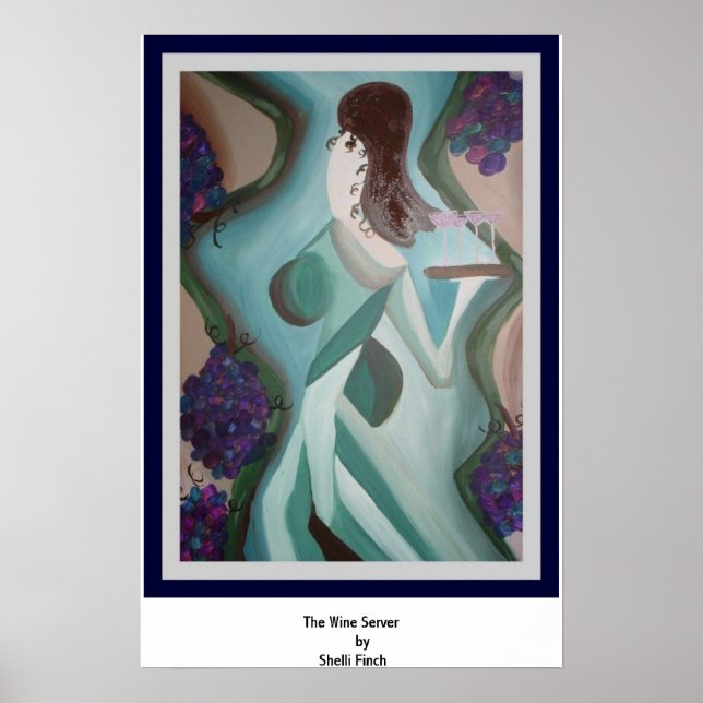 Póster El servidor vinícola (Frente)