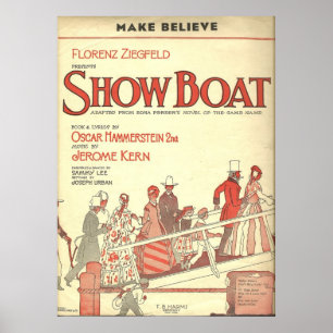 Póster el showboat hace para creer