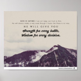 Póster Él siempre tomará una decisión