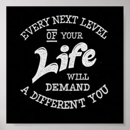 Póster El siguiente nivel de vida demandará diferentes