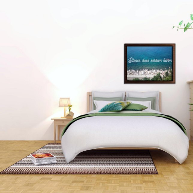 Póster El silencio rara vez perjudica al poster del prove (Subido por el creador)